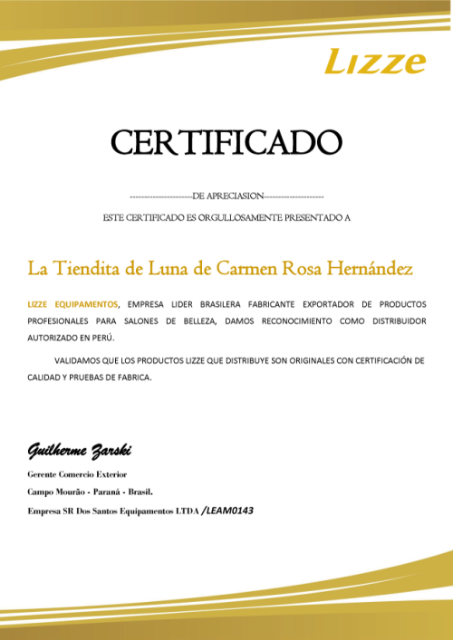 CERTIFICADO-LIZZE